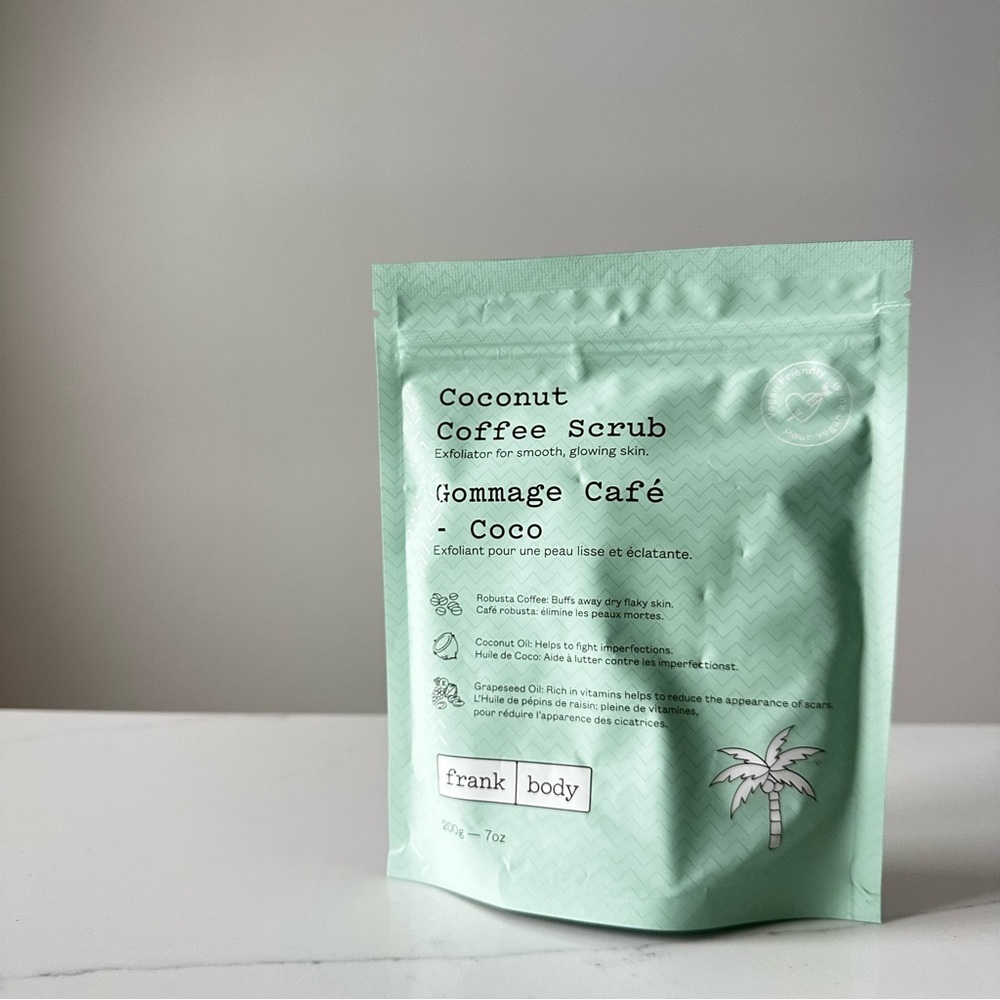 BNIB: Frank Body Coconut Coffee Scrub | 7oz